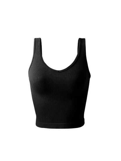 Ribbed Sculpt Crop