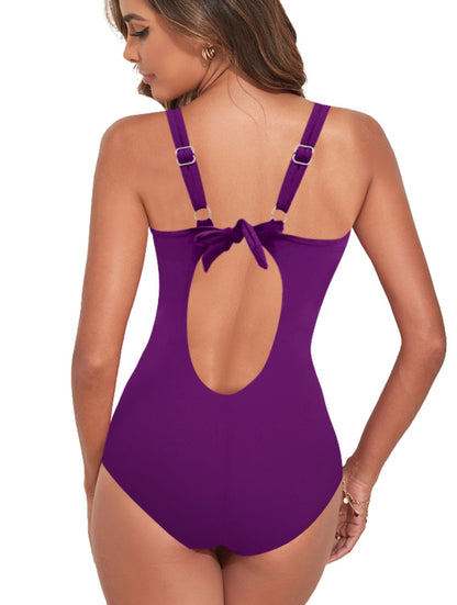 Sculpt Wrap Low Back One Piece