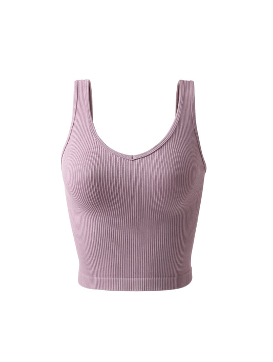 Ribbed Sculpt Crop