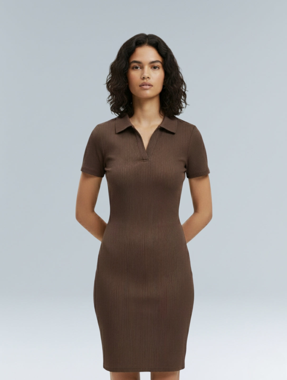 Ribbed Bodycon Mini Dress