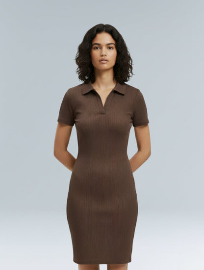 Ribbed Bodycon Mini Dress