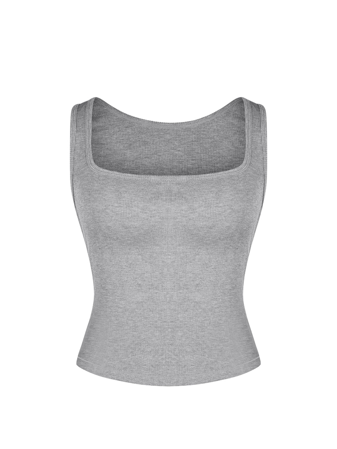 Square Neck Ribbed Tank