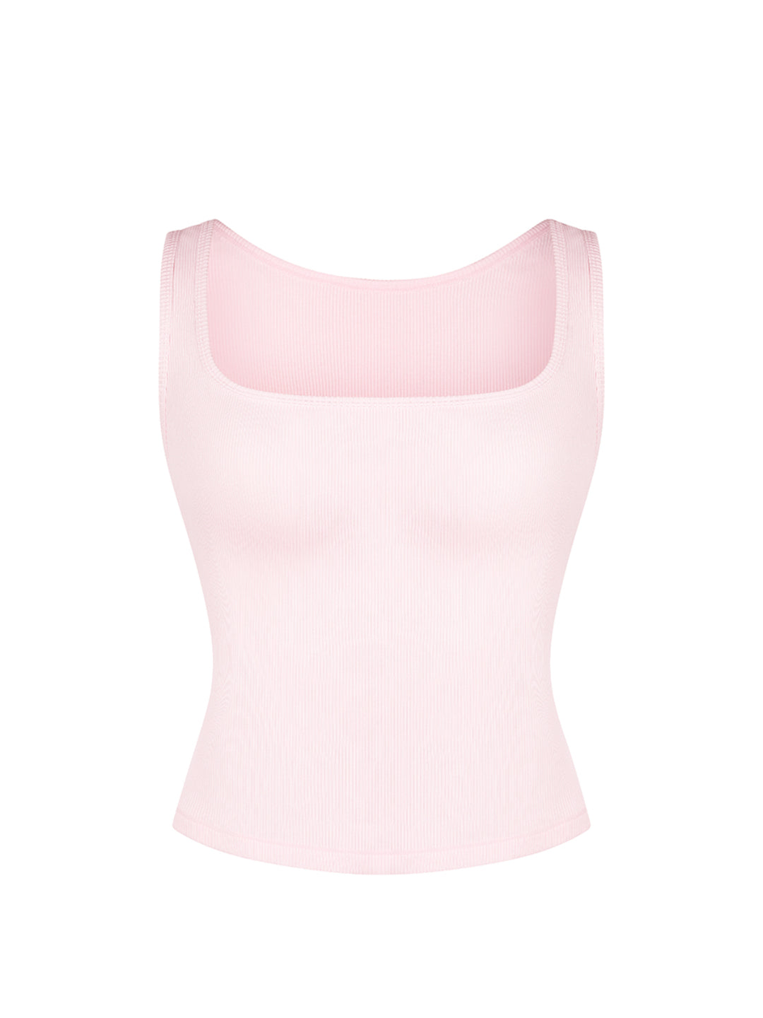 Square Neck Ribbed Tank