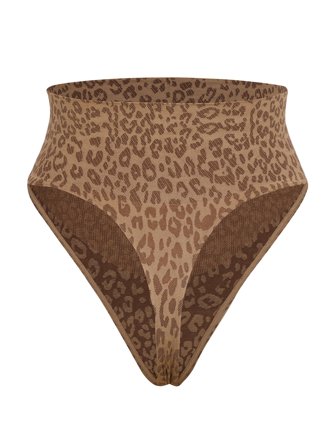 Leopard Tummy Control High Waisted Brief