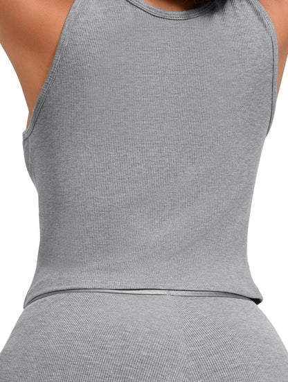Square Neck Ribbed Tank