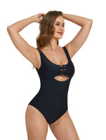 Cut-Out Corset Swimsuit