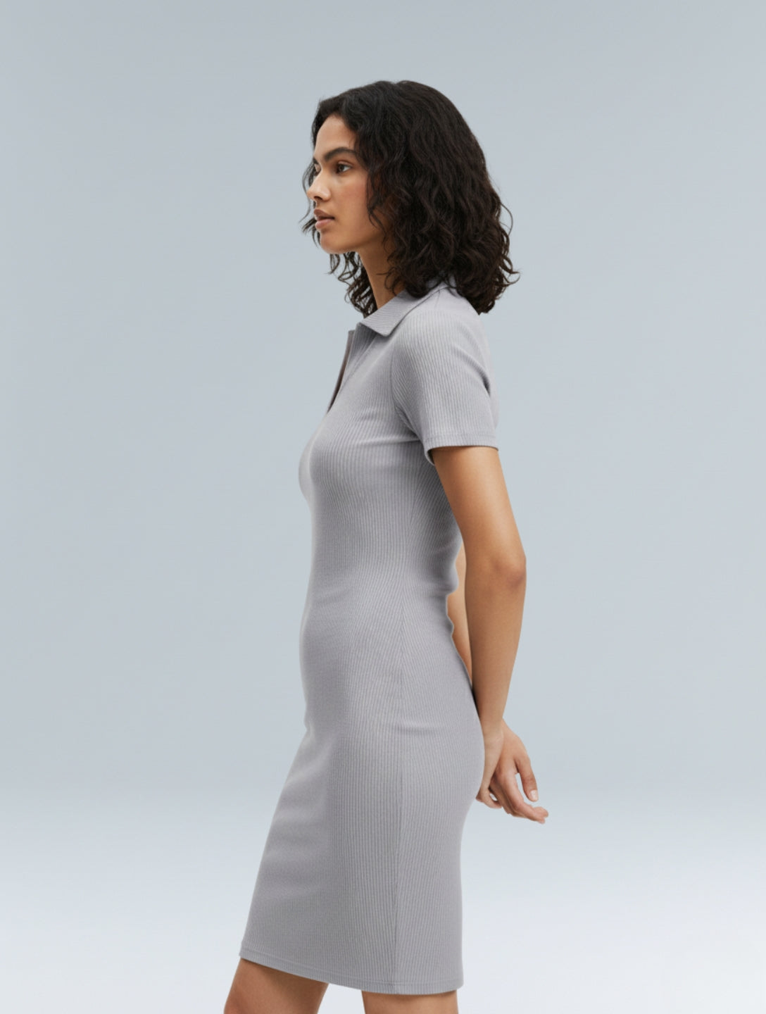 Ribbed Bodycon Mini Dress