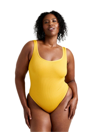 Ribbed Snatched Shapewear Bodysuit