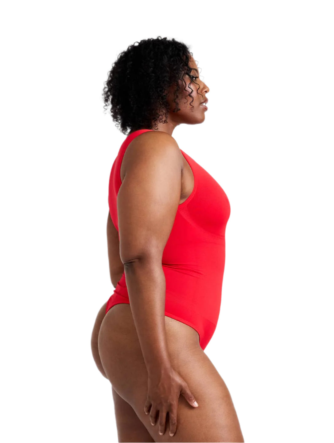 Round Neck Thong Bodysuit