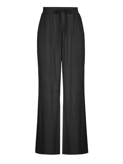 Wide Leg Ribbed Lounge Pants