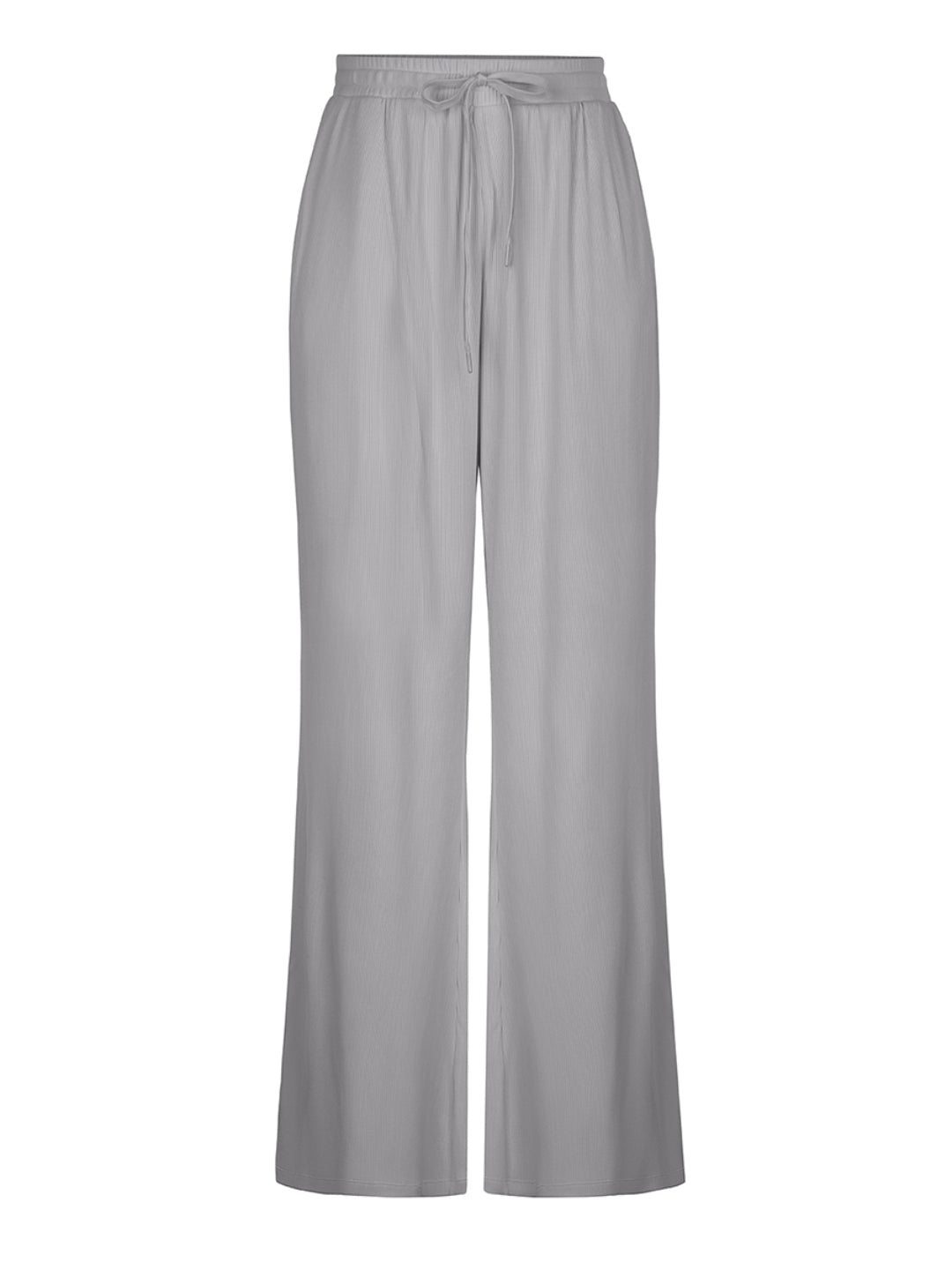 Wide Leg Ribbed Lounge Pants