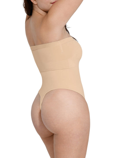 Strapless Thong Bodysuit